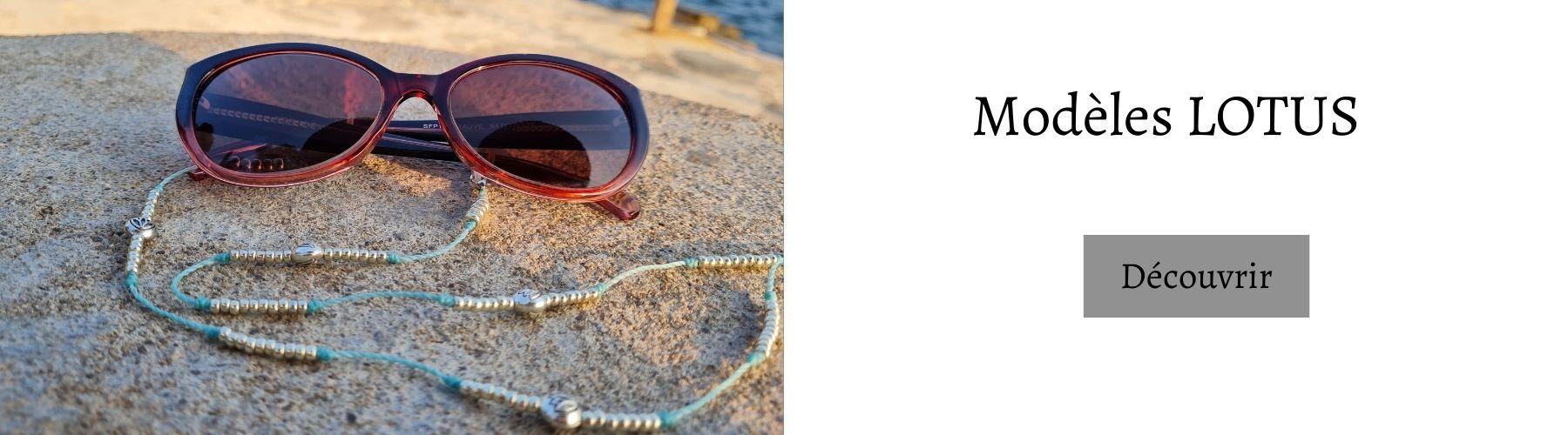 Chaines de lunettes modele lotus
