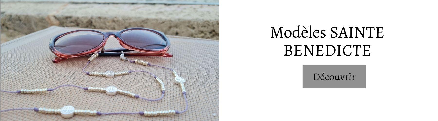 Chaines de lunettes modele sainte benedicte
