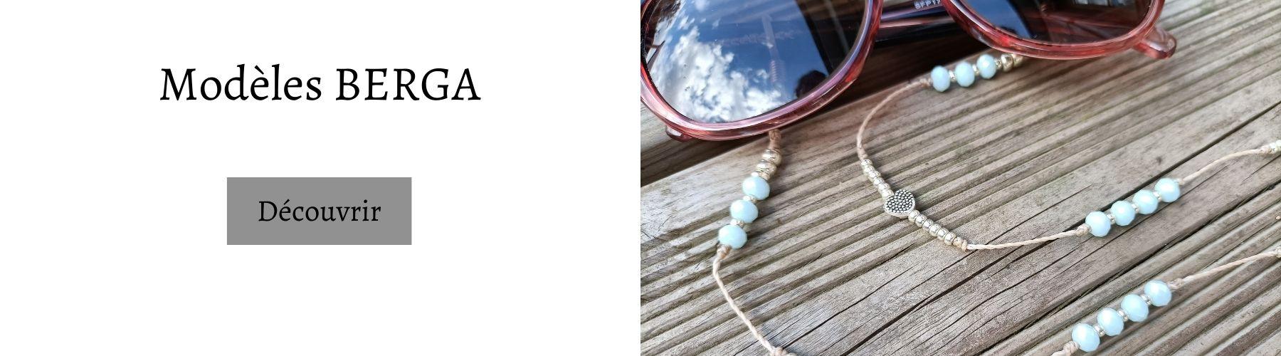Chaines de lunettes modeles berga