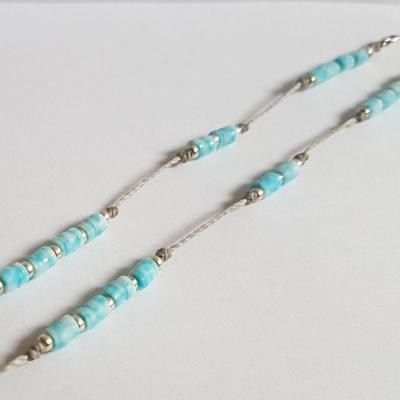 Chaîne de lunettes ALARO gris, bleu et argent