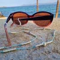 Chaine lunettes ocolia lotus turquoise 42 2 12
