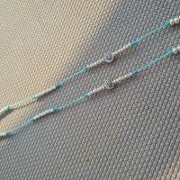 Chaine lunettes ocolia lotus turquoise 42 2 3