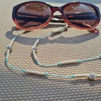 Chaine lunettes ocolia lotus turquoise 42 2 7
