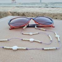 Chaine lunettes ocolia st benedicte mauve 36 4 8