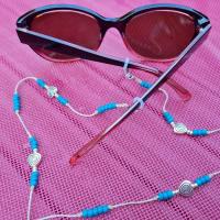 Cordon lunettes ocolia coeur sofia bleu 50 1 2