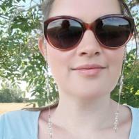 Cordon lunettes ocolia cristal berga ii rose fonce 85 3 3