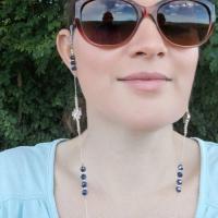 Cordon lunettes ocolia cristal chance bleu fonce 84 2 7