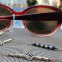 Cordon lunettes ocolia cristal cosmos bleu fonce 83 2 2