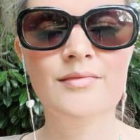 Cordon lunettes ocolia cristal feline vanille vert 118 1 1