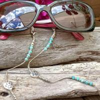 Cordon lunettes ocolia cristal feline vanille vert 118 1 5