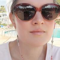 Cordon lunettes ocolia cristal formentor rouge argent 98 2 4