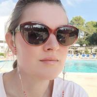 Cordon lunettes ocolia cristal formentor rouge argent 98 2 8