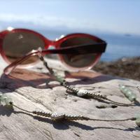 Cordon lunettes ocolia cristal ii andora vert amande argent 88 1 1