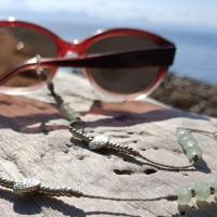 Cordon lunettes ocolia cristal ii andora vert amande argent 88 1 3
