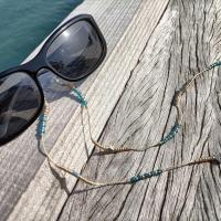 Cordon lunettes ocolia cristal rhodes bleu champagne 97 3 5