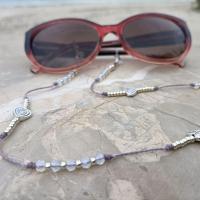 Cordon lunettes ocolia cristal sofia violet transparent argent 91 3 1