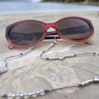 Cordon lunettes ocolia cristal sofia violet transparent argent 91 3 8